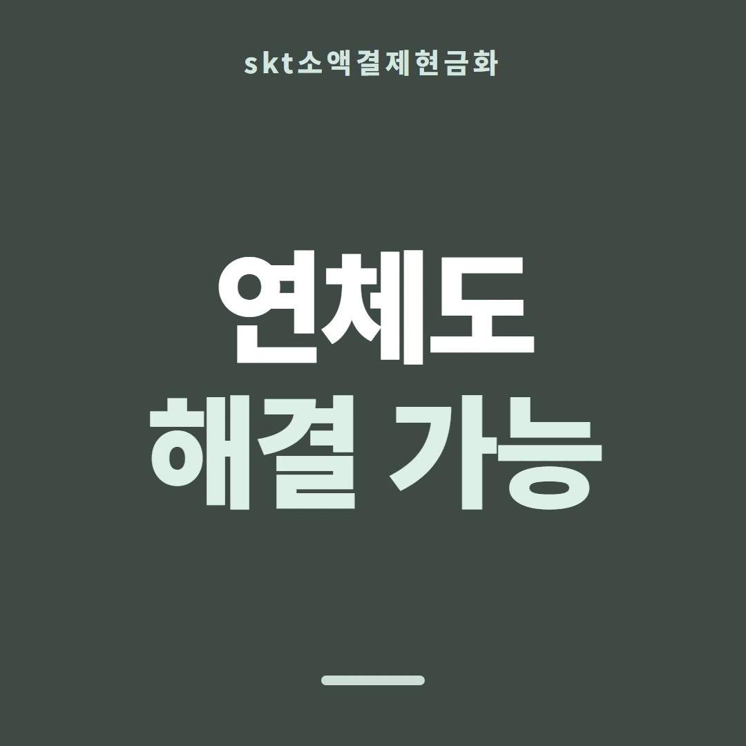 품티켓 SKT 소액결제 현금화 어느 줄에 적히나 안내 이미지